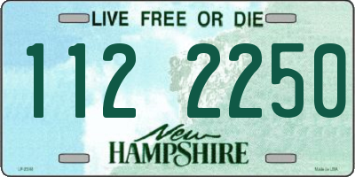 NH license plate 1122250