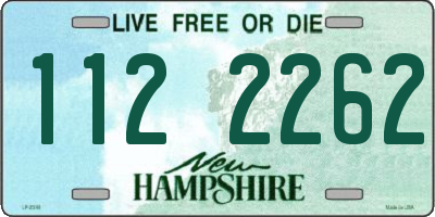 NH license plate 1122262
