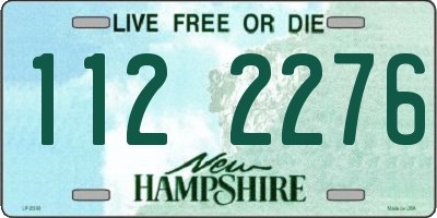 NH license plate 1122276