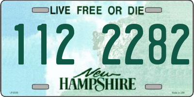 NH license plate 1122282