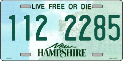NH license plate 1122285