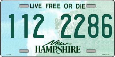NH license plate 1122286