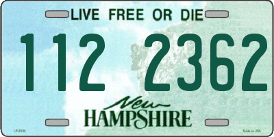 NH license plate 1122362