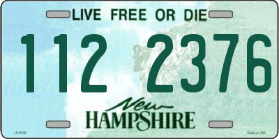 NH license plate 1122376