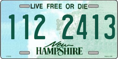 NH license plate 1122413