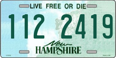 NH license plate 1122419