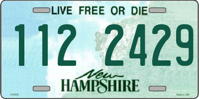 NH license plate 1122429