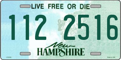 NH license plate 1122516
