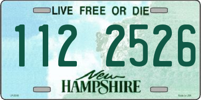 NH license plate 1122526