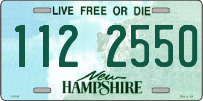 NH license plate 1122550