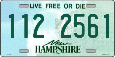 NH license plate 1122561