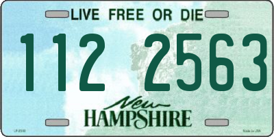 NH license plate 1122563