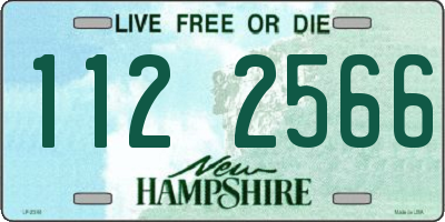 NH license plate 1122566