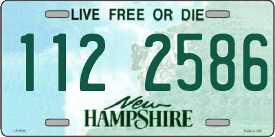 NH license plate 1122586