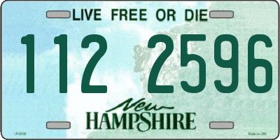 NH license plate 1122596