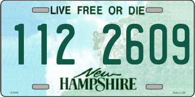 NH license plate 1122609