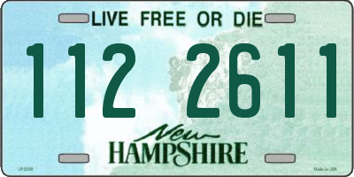 NH license plate 1122611
