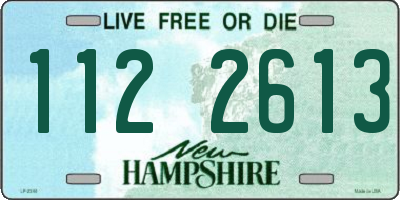 NH license plate 1122613