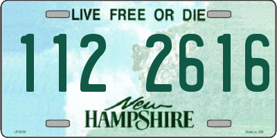 NH license plate 1122616