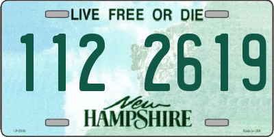 NH license plate 1122619