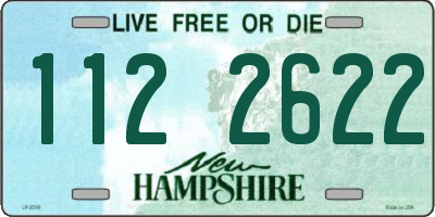 NH license plate 1122622