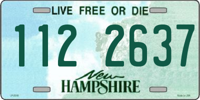 NH license plate 1122637