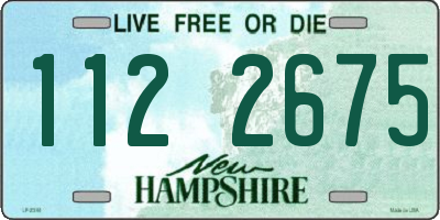 NH license plate 1122675