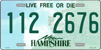 NH license plate 1122676