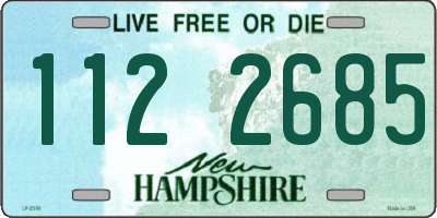 NH license plate 1122685