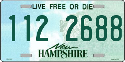 NH license plate 1122688