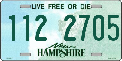 NH license plate 1122705