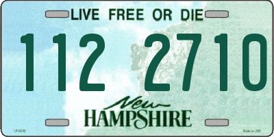 NH license plate 1122710