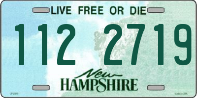 NH license plate 1122719