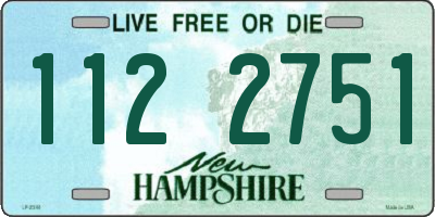 NH license plate 1122751