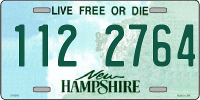 NH license plate 1122764