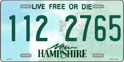NH license plate 1122765