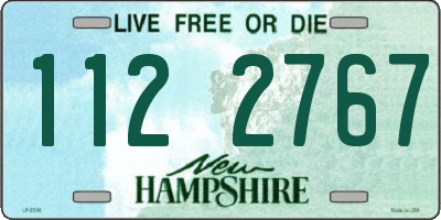 NH license plate 1122767