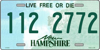 NH license plate 1122772