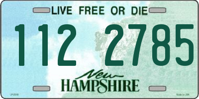 NH license plate 1122785