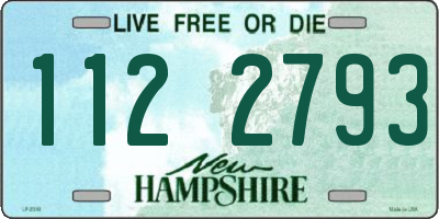 NH license plate 1122793