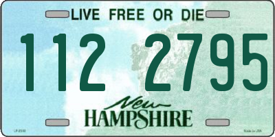 NH license plate 1122795