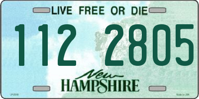 NH license plate 1122805