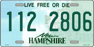 NH license plate 1122806