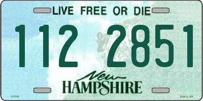 NH license plate 1122851