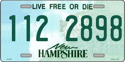 NH license plate 1122898
