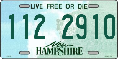 NH license plate 1122910