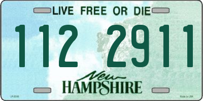 NH license plate 1122911
