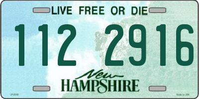 NH license plate 1122916