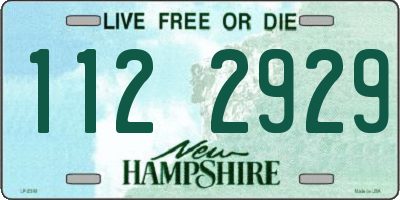 NH license plate 1122929