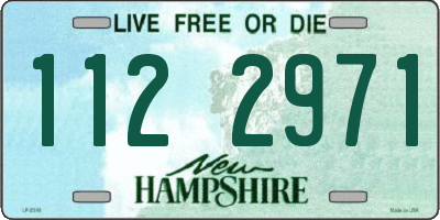 NH license plate 1122971